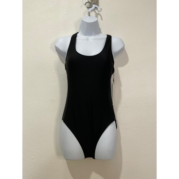 Nicole Miller Studio Other - Nicole Miller Studio Black Racerback One Piece Swimsuit NMOP-124 Small NWT